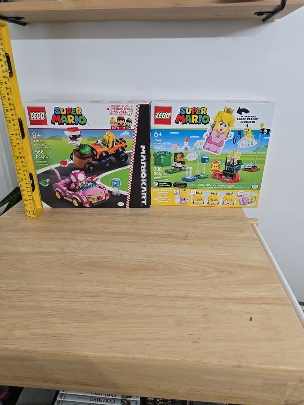 LEGO Super Mario Pink Kart & Peach Adventure Playsets